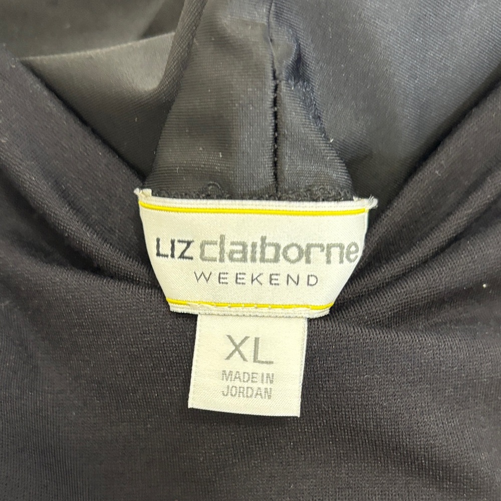 NWT Liz Claiborne Black Weekend Slimming Pants Women Size XL - Picture 10 of 11